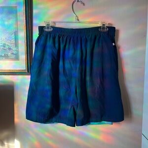 Russell Athletic blue compression shorts